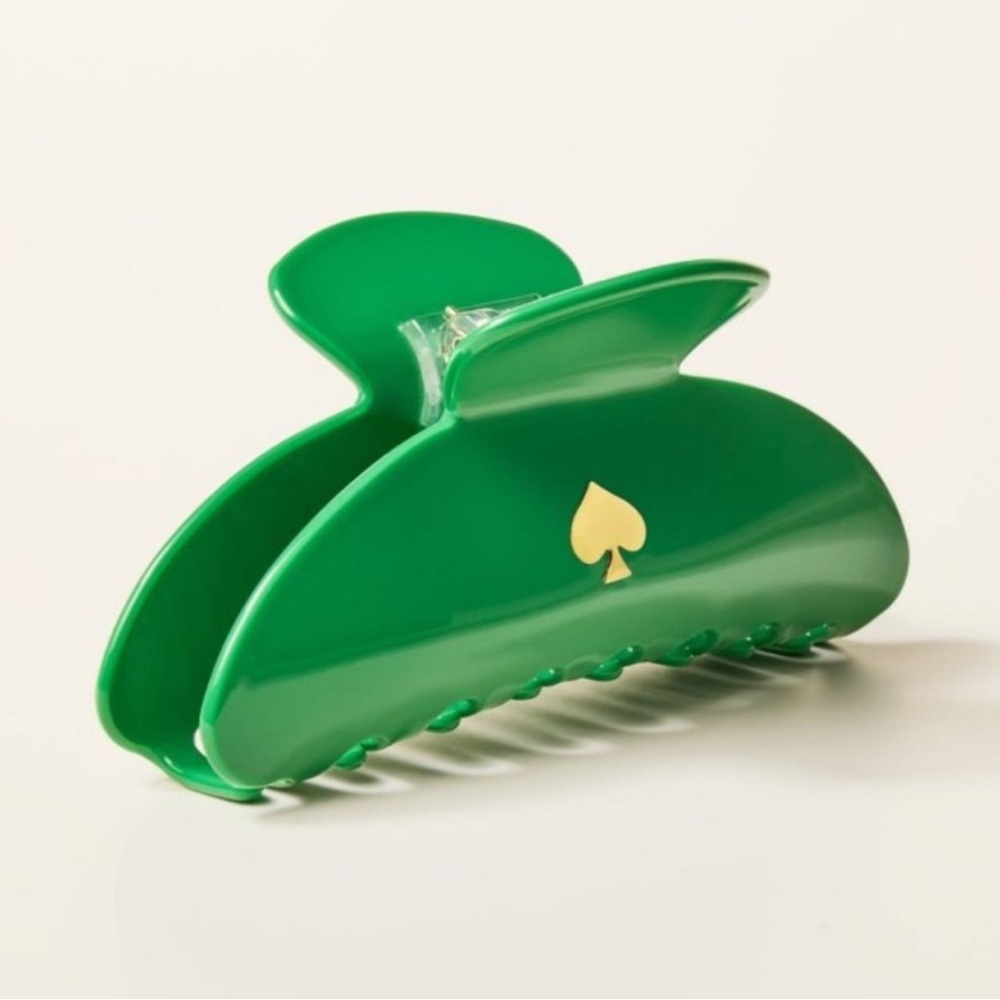 NWT kate spade new york x Target Green Spade Claw Hair Clip UNOPENED